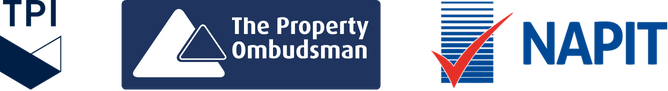 The Property Institute - Property Ombudsman - NAPIT logos